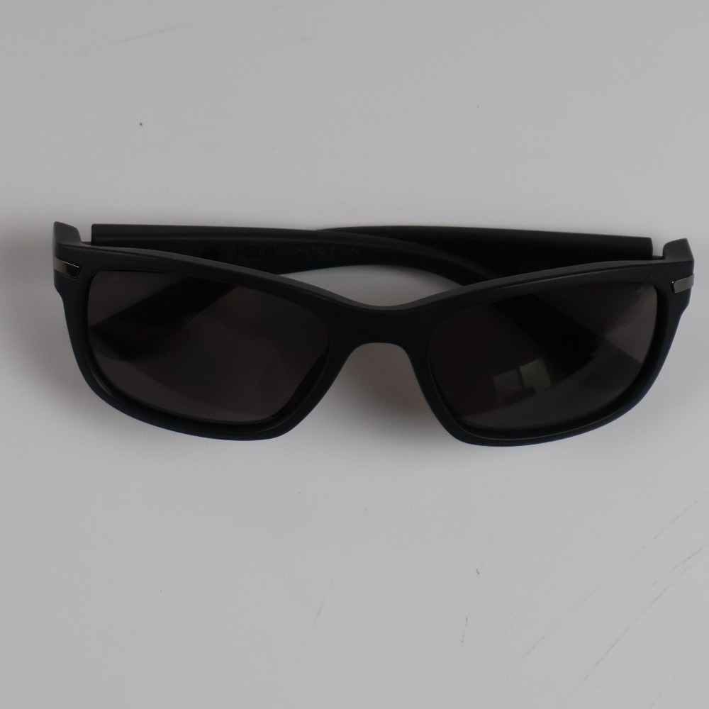 Helix Sunglasses Rectangular Wrap Matte Black One Size MSRP $119